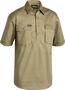 Picture of Bisley Closed Front Cotton Drill Shirt Short Sleeve BSC1433