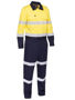Picture of Bisley Taped Hi Vis Work Coverall With Waist Zip BC6066T