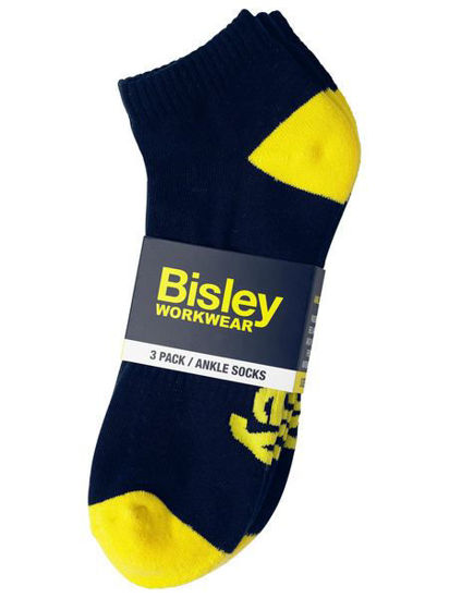 Picture of Bisley Ankle Sock (3X Pack) BSX7215