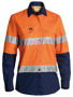 Picture of Bisley Women's X Airflow™ Taped Hi Vis Ripstop Shirt BL6415T