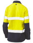 Picture of Bisley Womens Taped Hi Vis Stretch Closed Front Shirt BLC6064T