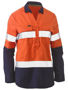 Picture of Bisley Womens Taped Hi Vis Stretch Closed Front Shirt BLC6064T