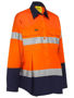 Picture of Bisley Women's Taped Hi Vis Maternity Drill Shirt BLM6456T