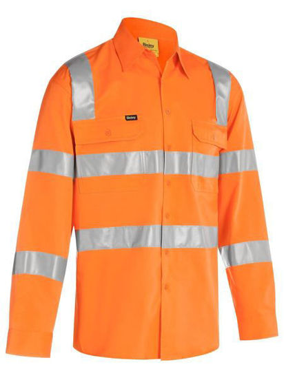 Picture of Bisley Taped Biomotion Cool Lightweight Hi Vis Shirt BS6016T