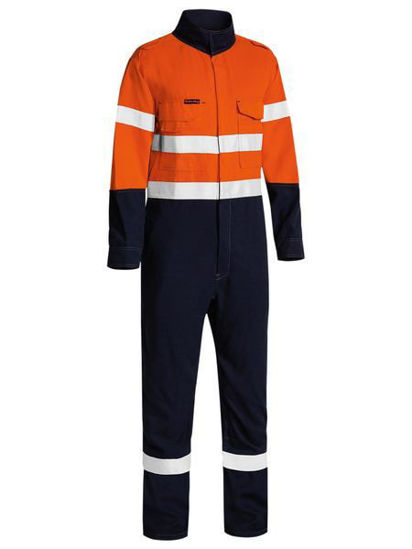 Picture of Bisley TenCate Tecasafe® Plus 580 Taped Hi Vis Lightweight FR Coverall BC8186T