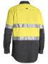 Picture of Bisley Taped Hi Vis Cool Lightweight Shirt BS6696T