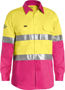 Picture of Bisley Taped Hi Vis Cool Lightweight Shirt BS6696T