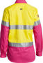 Picture of Bisley Women's Taped Hi Vis Cool Lightweight Drill Shirt BL6696T