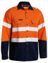 Picture of Bisley TenCate Tecasafe® Plus 700 Taped Hi Vis FR Vented Shirt BS8082T