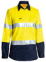 Picture of Bisley Women's Taped Hi Vis Cool Lightweight Drill Shirt BL6896