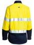 Picture of Bisley Women's Taped Hi Vis Cool Lightweight Drill Shirt BL6896