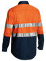 Picture of Bisley Taped Hi Vis Closed Front Cool Lightweight Shirt BSC6896