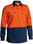 Picture of Bisley Hi Vis Closed Front Drill Shirt BSC6267