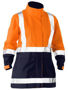 Picture of Bisley Women's Taped Hi Vis Recycled Rain Shell Jacket BJL6766T