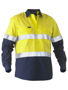 Picture of Bisley Bisley Recycle Taped Two Tone Hi Vis Drill Shirt BS6996T