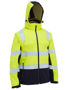 Picture of Bisley Taped Two Tone Hi Vis 3 in 1 Soft Shell Jacket BJ6078T