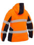 Picture of Bisley Women's Flx & Move™ Hi Vis Taped Liquid Repellent Fleece Hoodie BKL6571T