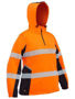 Picture of Bisley Women's Flx & Move™ Hi Vis Taped Liquid Repellent Fleece Hoodie BKL6571T