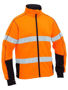 Picture of Bisley Men's Taped Hi Vis Zip Front Fleece BK6611T