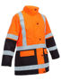 Picture of Bisley Women's Taped Hi Vis 5 in 1 Rain Jacket BKL6975