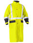 Picture of Bisley Taped Hi Vis Long Rain Coat BJ6961T