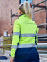 Picture of Bisley Women's Taped Two Tone Hi Vis Soft Shell Jacket BJL6059T