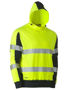 Picture of Bisley Taped Two Tone Hi Vis Contrast 4 Way Stretchy Hoodie BK6815T