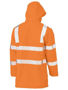 Picture of Bisley Taped Hi Vis VIC Rail Wet Weather Jacket BJ6964T