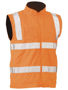 Picture of Bisley Taped Hi Vis Rail Wet Weather Vest BV0364T