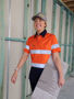 Picture of Bisley Women's Taped Hi Vis Cool Lightweight Drill Shirt BL1896