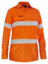 Picture of Bisley Apex 160 Women's Taped Hi Vis FR Ripstop Vented Shirt BL8339T