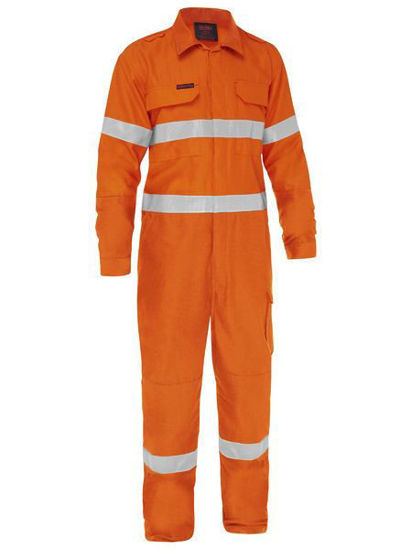 Picture of Bisley Apex 185 Taped Hi Vis FR Ripstop Vented Coverall BC8478T