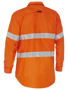 Picture of Bisley Apex 185 Taped Hi Vis Ripstop FR Vented Shirt BS8439T