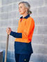 Picture of Bisley Women's Hi Vis V-Neck Polo BKL6234