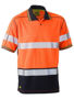 Picture of Bisley Taped Hi Vis Polyester Mesh Polo BK1219T