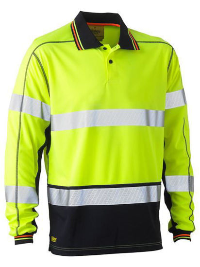 Picture of Bisley Taped Hi Vis Polyester Mesh Polo BK6219T