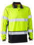 Picture of Bisley Taped Hi Vis Polyester Mesh Polo BK6219T